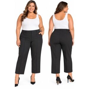 Lane Bryant Womens Black Dress Pants Plus Size 22 Workwear Office Business